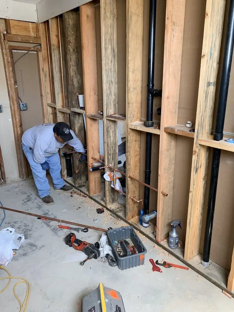 Commercial rough-in plumbing for Gas Line Repair in Ridge Valley